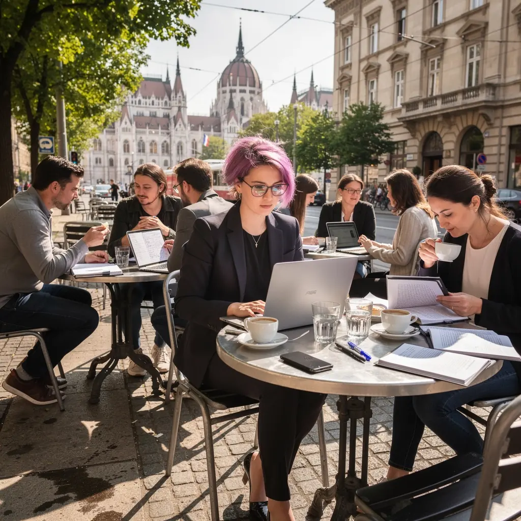 Egy videófelvétel egy sikeres író előadásáról, aki tippeket ad a diákoknak