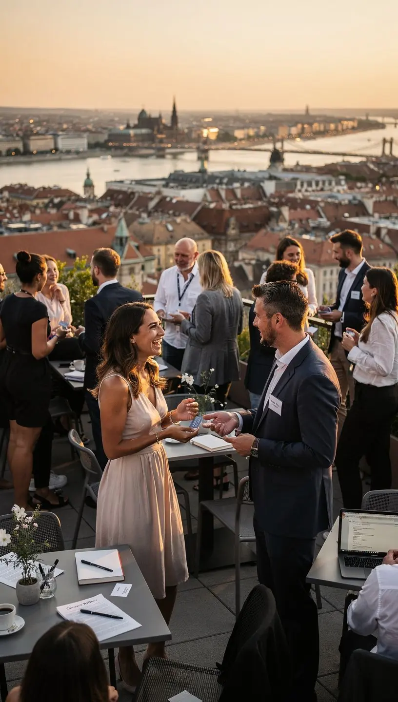 Egy videófelvétel egy sikeres író előadásáról, aki tippeket ad a diákoknak