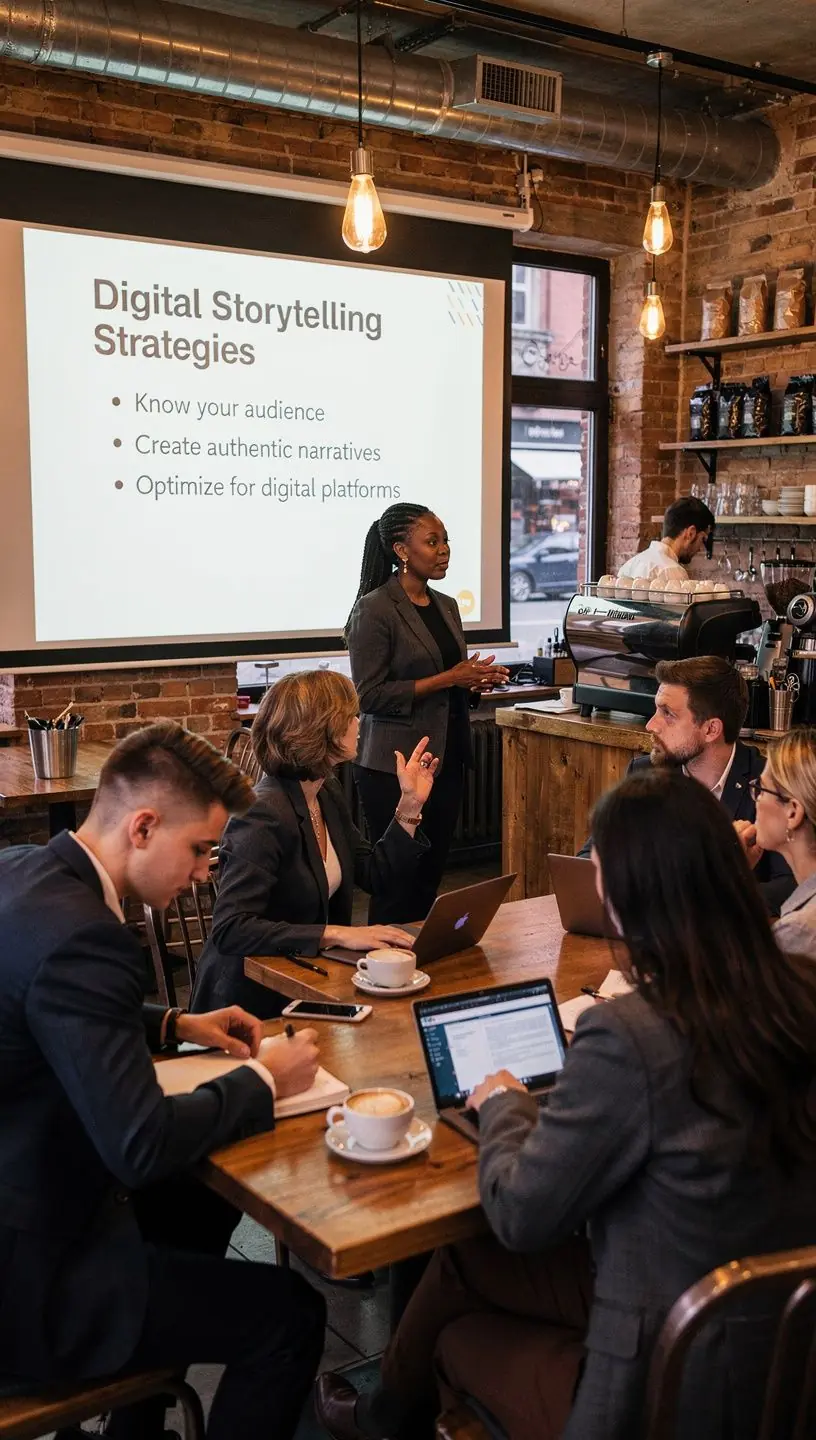 Egy videófelvétel egy sikeres író előadásáról, aki tippeket ad a diákoknak